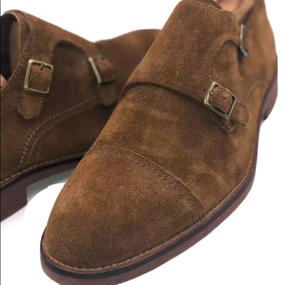 Men's Marco Vittorio Double Monk Strap Brown 10.M